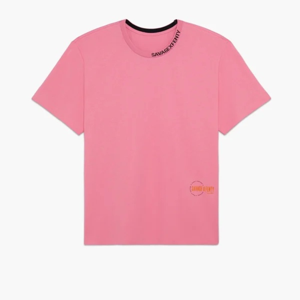 Savage X Fenty Vibrant Pink Short Sleeve Tee